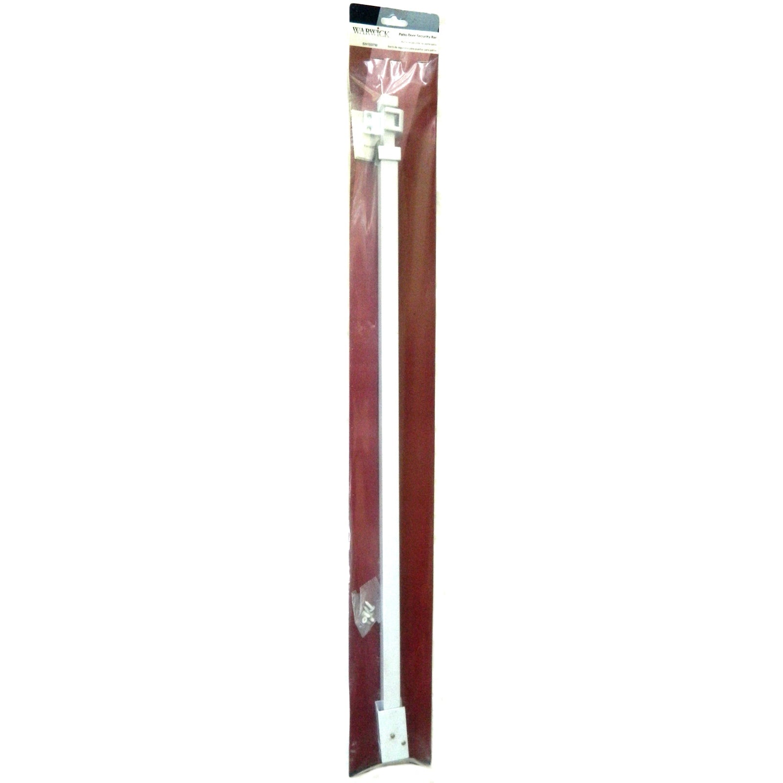 Barra de seguridad para puerta corredera de patio ancho Warwick, color blanco SH1037W