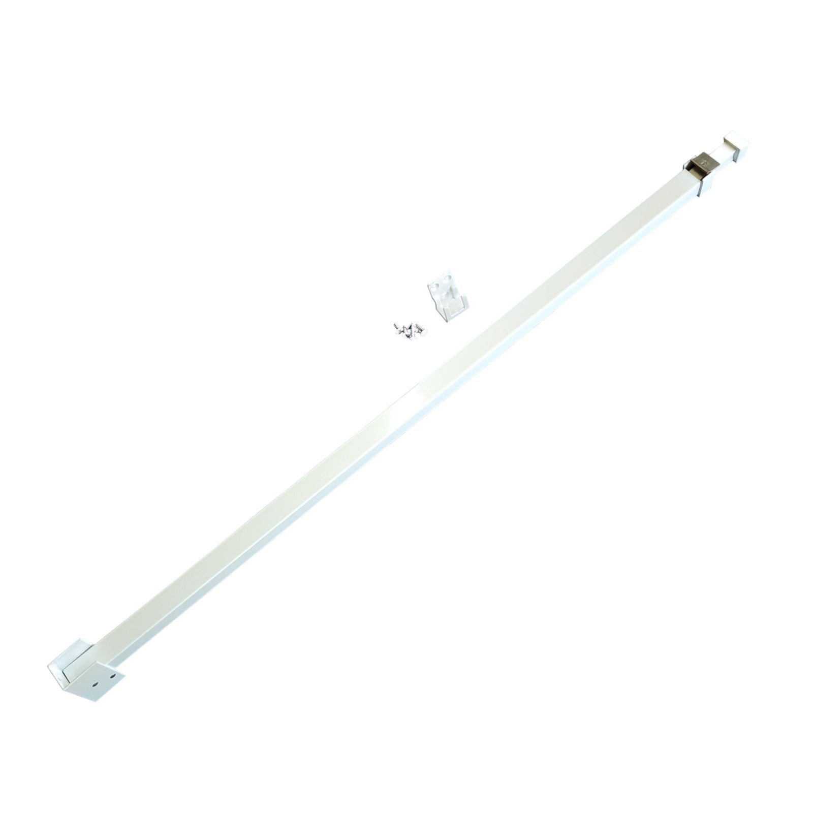 Barra de seguridad para puerta corredera de patio ancho Warwick, color blanco SH1037W