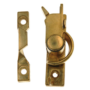 Warwick Window Safety Sash Lock with Release Button, Polished Brass SH1056PB