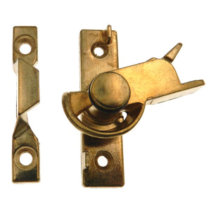 Warwick Window Safety Sash Lock with Release Button, Polished Brass SH1056PB