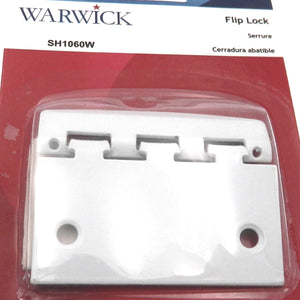 Warwick Child Safe Privacy Flip Door Lock, White SH1060W