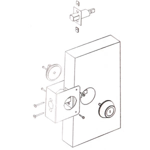 Refuerzo protector de borde de puerta, 1 3/4" de ancho; respaldo de 2 3/8", latón antiguo SH1078AB