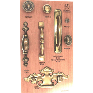 Hickory Hardware Manor House Lancaster Hand Polished Brass Cabinet  3"cc Handle Pull P444-LP