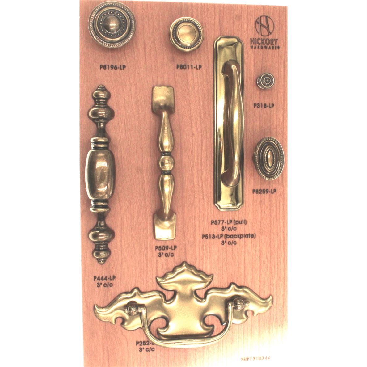 Belwith Manor House Lancaster Hand Polished 3" Ctr. Cabinet Arch Pull P577-LP
