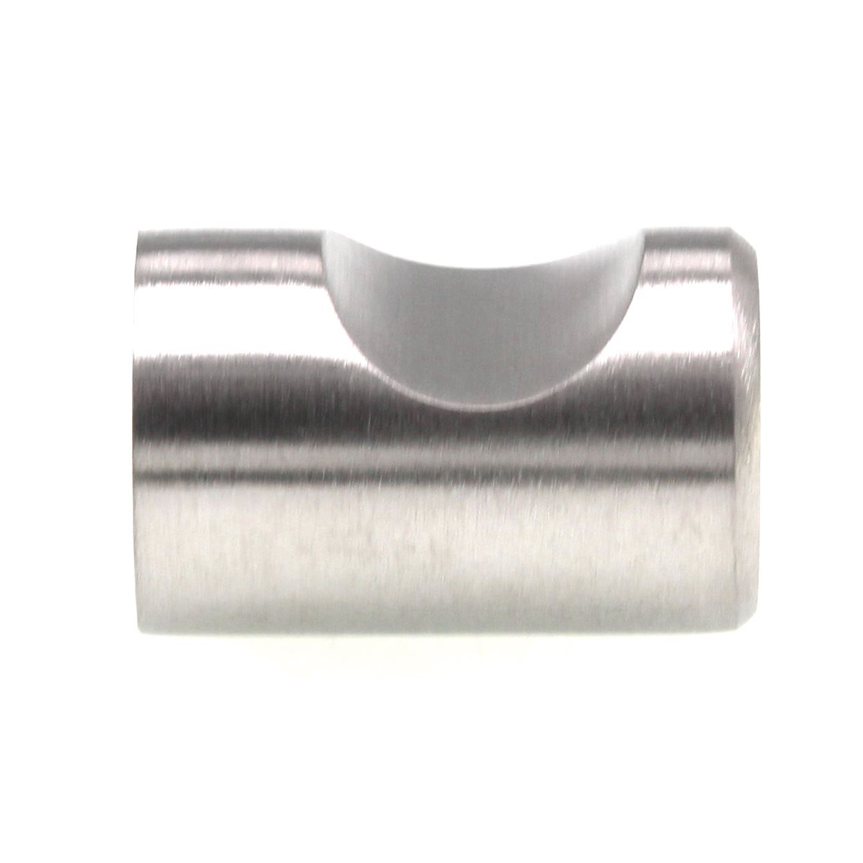 Schaub 1 1/8" x 3/4" Whistle Cabinet Knob Brushed Stainless Steel SS010