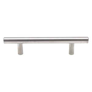Schaub Cabinet Bar Pull 3 3/4" (96mm) Ctr Brushed Stainless Steel SS096