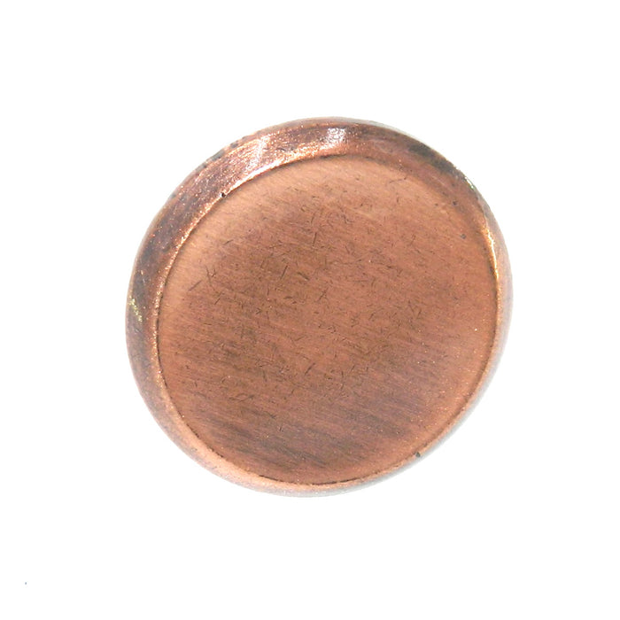 Amerock Contemporary Antique Copper 1" Round Cabinet Knob Pull BP551-AC