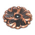 Vintage Amerock Provincial Antique Copper Cabinet Knob Backplate T583-AC