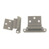 National Mfg. Prime Coat 3/8" Inset Art Deco Face Cabinet Hinges 2 Pack V460D-P