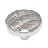 Pack of 30 WH101-SN Satin Nickel 1 1/4" Round Leaf-Design Cabinet Knob Pulls